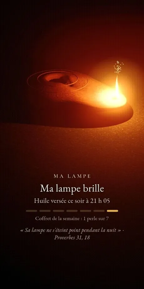 Ma lampe dans Kairos